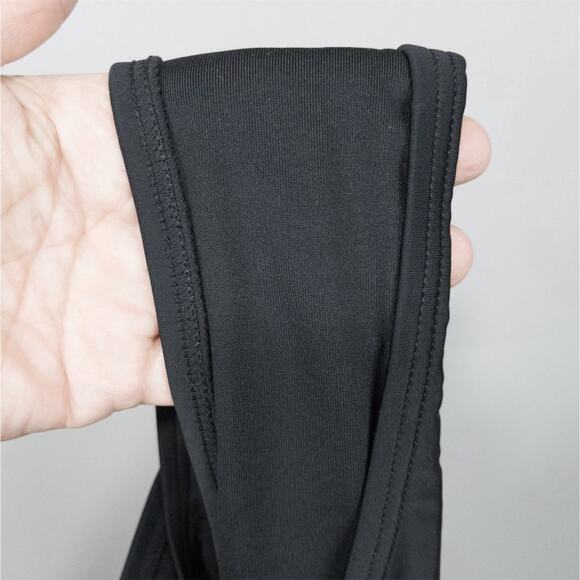 Calvin‎ Klein Black One Piece Swimsuit Size XL Tie Back Infinite Stretch V Neck - Picture 10 of 15